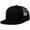 Black, variant on Snapback Hat For Men Women,Hip Hop Style Colorful Flat Bill Hats Teens Adjustable Baseball Cap Unisex
