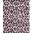 thumbnail image 2 of SAFAVIEH Chatham Graham Geometric Wool Area Rug, Purple/Ivory, 8' x 10', 2 of 8