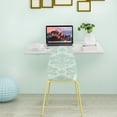 thumbnail image 2 of Gymax White Wall-Mounted Drop-Leaf Table Folding Kitchen Dining Table Desk Space Saver, 2 of 6