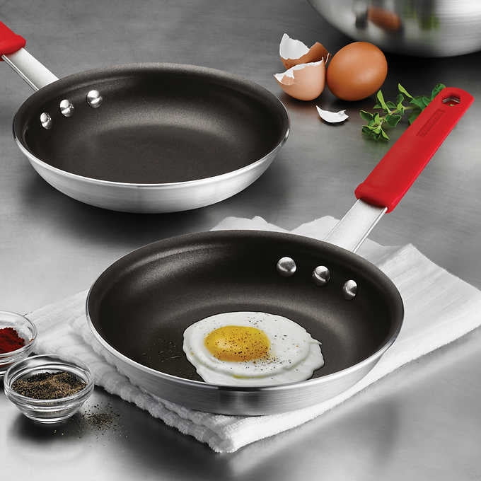 Aluminum Poché Egg Frying Pan with Internal Nonstick Coating Ø10cm Tramontina 20275610