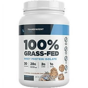100% Grass Fed Whey Protein Isolate - Oatmeal Chocolate Chip Cookie (2.28 Lbs. / 30 Servings)