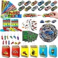 thumbnail image 1 of Set de obsequios para fiestas de cumpleaños con temática de coches de carreras VAMWOGO, 110 unidades, 1 of 6