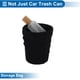 thumbnail image 5 of Bote de basura para automóvil Ovalado de Tela con Gancho para Respaldo de Asiento Negro 1 Pc, 5 of 6