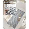 thumbnail image 6 of Shower Mat 16"x27", Extra Long Bathtub Mat Non Slip with Suction Cups, Bath Matts for Shower Floor/Inside Shower, Quick Dry, Easy Clean, 6 of 6