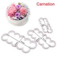 thumbnail image 6 of Bekayaa 9Pcs Cake Decorating Gumpaste Flowers Sugar Craft Easiest Rose Ever Mold Fondant Rose Maker, 6 of 8