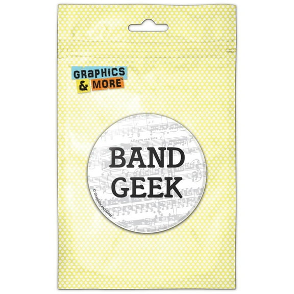 Band Geek Pinback Button Pin Badge