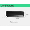 thumbnail image 2 of HP Elite SFF 600 G9 Desktop, Intel Core i9-12900K (16 Cores, Up to 5.2GHz), 64GB DDR5 RAM, 2TB SSD, Compact & Quiet, High Performance, Wi-Fi, Type-C, Bluetooth,DisplayPorts, HDMI, Windows 11 Pro, 2 of 7