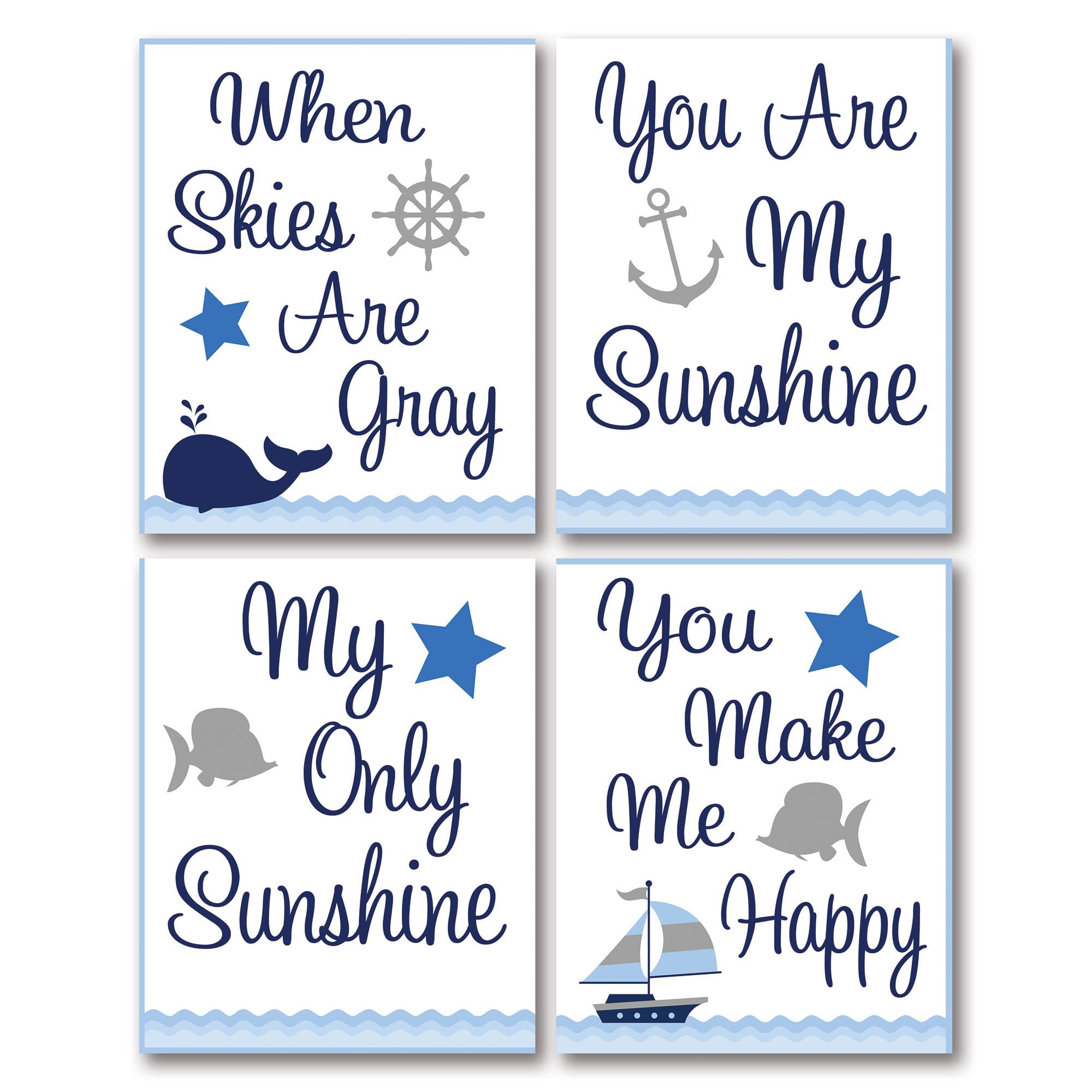 You Are My Sunshine Print Poster Unframed Quote Love Nursery Home Bedroom Home 