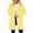 Yellow, variant on Inleife Winter Coats for Women New Trendy Long-Sleeved Hooded Coat Women's Plaid Fleece Pocket Casual Jacket