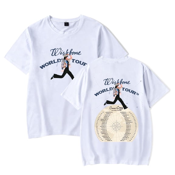 Wishbone World Tour 2026 T-Shirt – Unisex Concert Merch Short Sleeve Graphic Tee