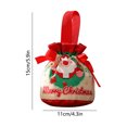 thumbnail image 3 of Bolsas de Regalo de Navidad Bolsa de Regalo de Navidad Bolsa de Terciopelo de Navidad Caja de Dulces de Fruta Pantalones de Bolsillo de Terciopelo Bolsas de Regalo de Vacaciones, 3 of 6