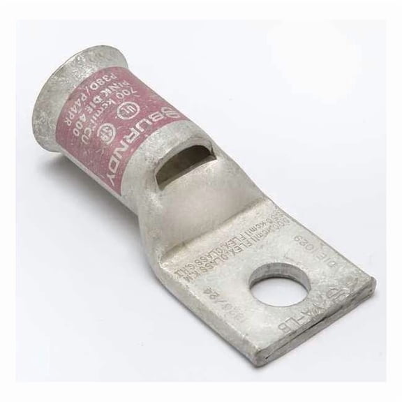 Burndy OneHoleLugCmprsnConn,STD,Pink,1019/12 YA25LB