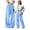 Sky Blue, variant on Dpytoraw Girl's Bowknot Baggy Sweatpants Lightweight Straight Leg Athletic Pants With Pockets Girls Athletic Pants Size 4-5 Years