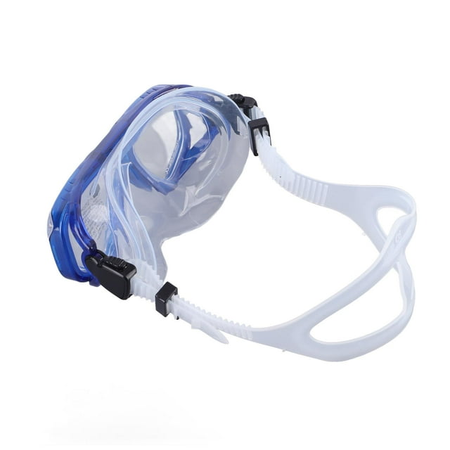 Goggles, Nose Cover Anti Fog Wide View Silicone Snorkel Goggles for Training