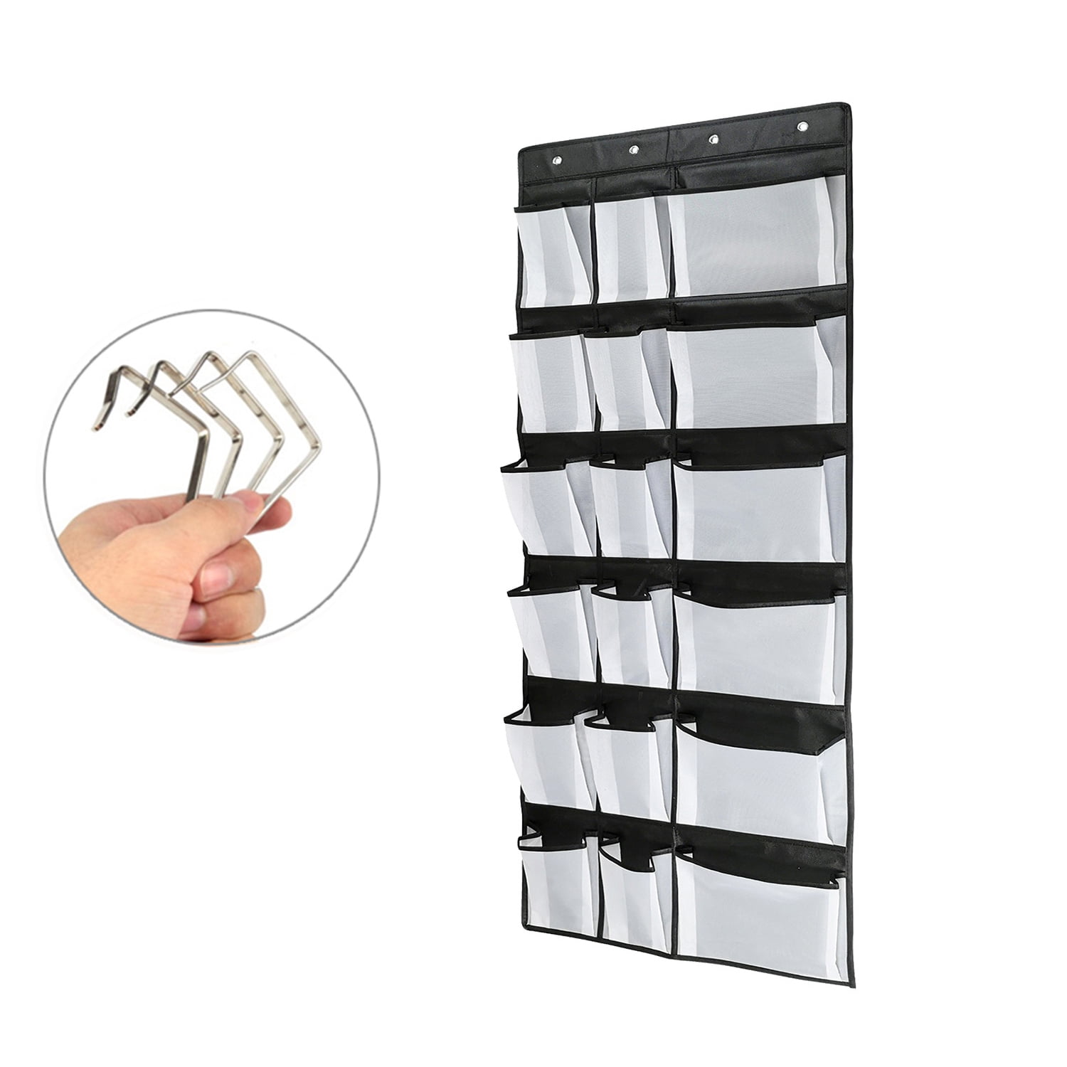 SYSSJ Hanging Bag, Wall Organizer Hanging Bag, 12Pockets and 6 Large