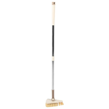 Tineasur Floor Scrub Brush with Stainless Steel Bristles and PP Handle for Tiles and Hard Cleaning