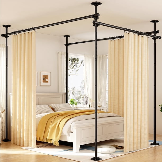 Divisor de ambientes Goovilla ajustable de 1,2 a 3,9 m de ancho y 1,2 a 3 m de alto
