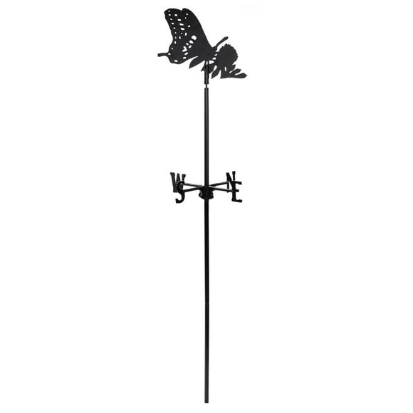 Klassen Bronze Girouette pour Jardin Papillon, Noir