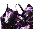 thumbnail image 2 of Mycoco Women's Front Tie Swim Top Cross Back Tankini Top Flowy Swimsuit Tops, 2 of 6