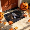 thumbnail image 4 of Nnndbs Halloween Optical Illusion Rug, 3D Visual Trap Floor Mat, Non Scary Carpet for Entryway Living Room Home Halloween Decor, 4 of 7