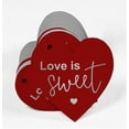 thumbnail image 3 of Inkdotpot Real Silver Foil Love Is Sweet Wedding Tag Favor Hang Paper Tag 100 Pieces, 3 of 6
