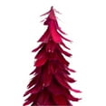 thumbnail image 5 of Northlight 24" Plum Feather Table Top Christmas Tree with Glitter, 5 of 6