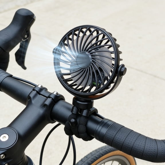 Flexible Tripod Fan | USB Rechargeable Portable Fan with Octopus Grip | 3 Speed Adjustable, Quiet & Versatile for Stroller, Bike, Car Seat