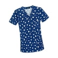 thumbnail image 3 of Uniformes de enfermería salón de belleza SPA disfraz de enfermera niñas mujeres Scrub Top cuello en V L, 3 of 8