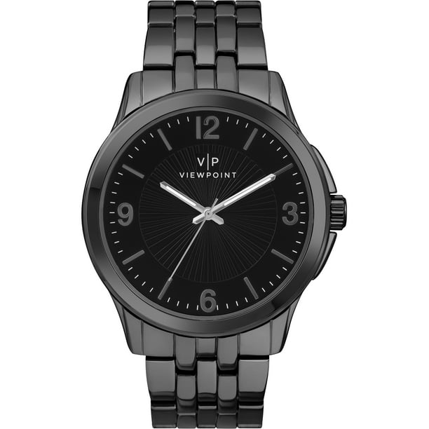 Viewpoint by Timex Men's 43mm Black Bracelet Watches 