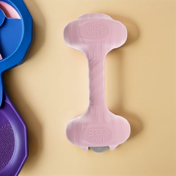 OUNONA 2Pcs Compact Dumbbells Adjustable Fillable Soft Portable Arm Weights for Exercise