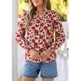 thumbnail image 3 of PRETTYGARDEN Women's Boho Floral Blouses Dressy Casual, 3 of 8