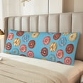 thumbnail image 2 of Balery Cute Donut Funda Protectora para Almohada Corporal de Algodón Hipoalergénico con Cierre(55 x 21 pulgadas), Almohadas No Incluidas, 2 of 7