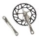 thumbnail image 5 of Juego de bielas para bicicleta, aleación de aluminio de una , juego de bielas para bicicleta de carretera para bicicleta de carretera, bicicl Plata 50T Baoblaze Juego de bielas de plato de bicicleta, 5 of 6