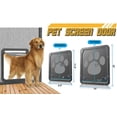 thumbnail image 2 of Pantalla, puerta interior de 12 x 14 x 0,4 pulgadas, puerta con cerradura para mascotas esquí esquí Gafas de esquí, 2 of 5