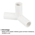 thumbnail image 4 of Uxcell Elbow Joint Connectors Adapters, for Garden Home Water Pipe Fittings 0.8" 3, 4 of 4