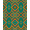 Orange Green Blue, Pattern 11, variant on ODIKA 8'x10' Washable Area Rug Durable, Non-Slip Geometric Retro Abstract Prism Bold Vibrant Mid Century Striped Playful for Living Room, Under Sectional, Family