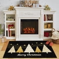 thumbnail image 6 of Mohawk Home Prismatic Merry Polkadot Trees Gold Contemporary Theme Christmas Precision Printed Scatter, 1'6"x2'6", Black, 6 of 6