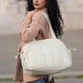thumbnail image 3 of ZenCart Travel Bag with Large Waterproof PVC Pocket for Wet And Dry Separation Storage Gym Bag with Handle And Shoulder Strap 5 Exterior Pockets Carry-on Bag, 3 of 8