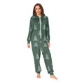 thumbnail image 2 of FORMRS Onesies Pajama for Adults Unisex Hoodie Winter Jumpsuit One Piece Sleepwear, Sizes S-2XL, New Year Tree Pattern, 2 of 7