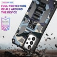 thumbnail image 4 of Camouflage Magnetic Kickstand Case for Samsung Galaxy A23 5G/4G, Military Grade Heavy Duty Shockproof Protection Army Camo Phone Cover for Samsung Galaxy A23 MC Dark Blue, 4 of 6