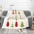 thumbnail image 2 of XMXT Throw Blanket, Colorful Flat Christmas Tree Machine Washable Blankets for Sofa, 60 x 50 inches, 2 of 9