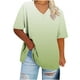 thumbnail image 2 of mfyjkho Tops Para Hacer Ejercicio Para Mujer, Camiseta Deportiva Informal De Verano De Manga Corta Con Cuello En V De Gran Tamaño Para Mujer Tops Para Hacer Ejercicio S, 2 of 6