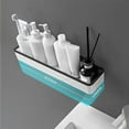 thumbnail image 4 of Gnmfd Bathroom Toilet Shelf Wall Mounted Non-Punch Storage Rack for Towels Toiletries Essentials, Widened Ventilated Upper Washroom Shelf Organizer for Home Bathroom Storage Cabinet, 4 of 7