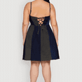 thumbnail image 3 of Plus Size Denim Skater Dress, 3 of 4