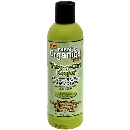 House of Cheatham Organics Men's Organics Wave-n-Curl Keeper Moisturizing Hair Lotion, 8 (Best Hair Texturizer For Black Hair)