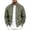 Army Green, variant on FRSASU Men's Faux Suede Bomber Jacket Zip‑Up Ribbed Collar Casual Lightweight Outerwear with Side Pockets Red
