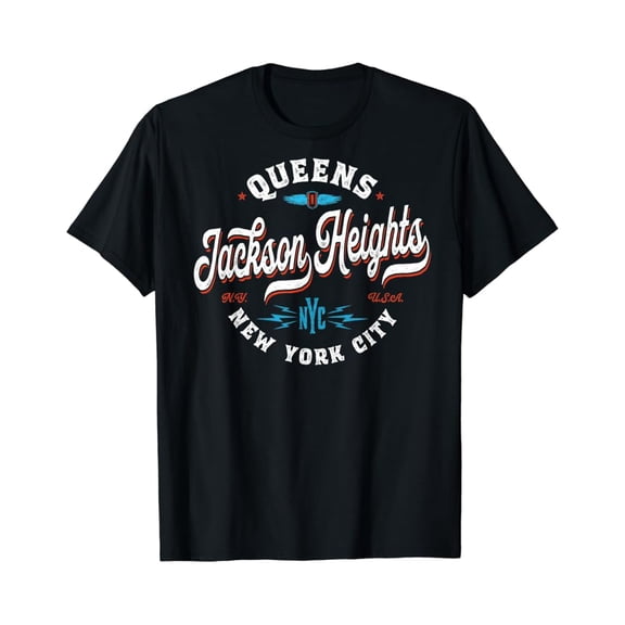 Vintage Jackson Heights Queens Graphic T-Shirt