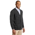 thumbnail image 4 of Port Authority Value V Neck Cardigan Sweater with Pockets-4XL (Charcoal Grey), 4 of 6
