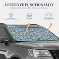thumbnail image 5 of Yiaed Independence With Gnome Print Car Front Windshield Sun Shade,Foldable Anti-UV Car Sunshade for Front Window for Most Vehicles-Medium, 5 of 5