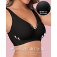thumbnail image 4 of Cassie Liz Deep V Bras for Women No Underwire Jelly Wireless Push Up Bra Comfortable Bralette Seamless T-Shirt Bras, 4 of 6